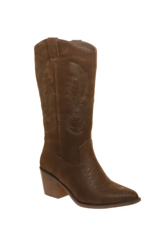 Pierre Dumas Wilder Western Tall Boots for Women in Brown | 89878-702 BROWN sold by Glik’s
