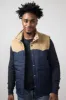 Union Work Wear Vest for Men in Navy/Tan | H33BYA6-410H NAVY/TAN sold by Glik’s