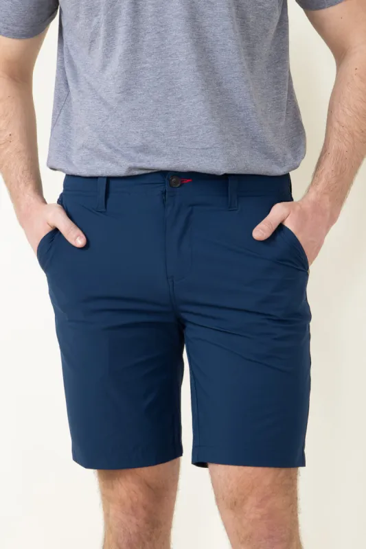 1897 Original 9” Hydro Flat Front Shorts for Men in Navy | 4GLL1225-NAVY sold by Glik’s