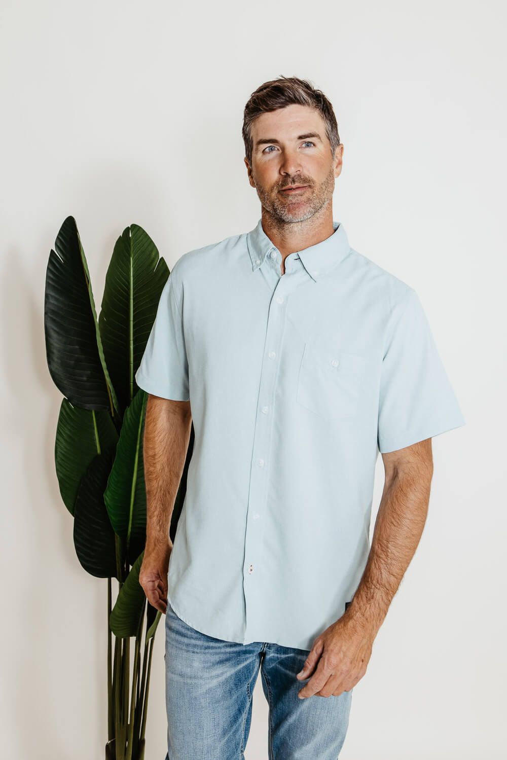 Weatherproof Vintage Performance Shirt for Men in Blue | S2384320GK-STERLINGBLUE sold by Glik’s