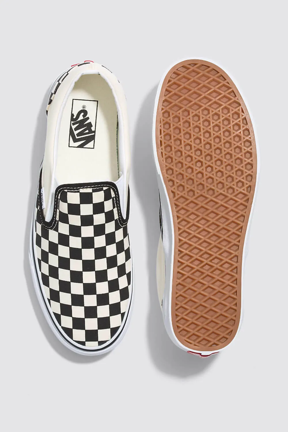 Vans Classic Slip-On Checkboard Shoes for Women in Black | VN000EYEBWW sold by Glik’s product image thumbnail 4