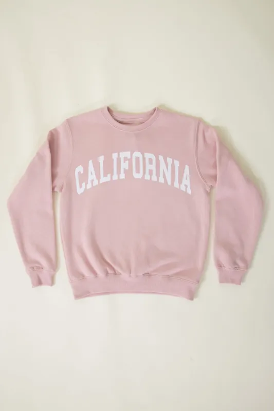 Youth Oversized California Graphic Sweatshirt for Girls in Pink | KT866-PINK sold by Glik’s
