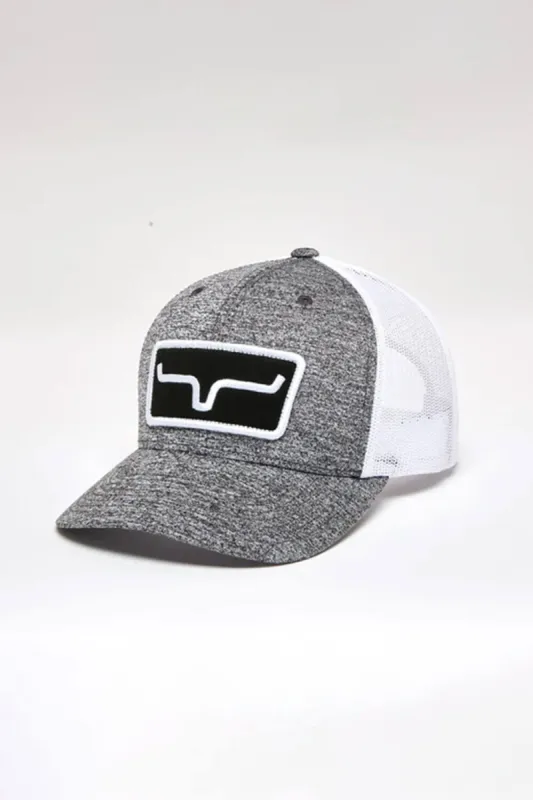 Kimes Ranch Cutter Trucker Hat for Men in Grey Heather | S22-030708-GREYHEATHER sold by Glik’s