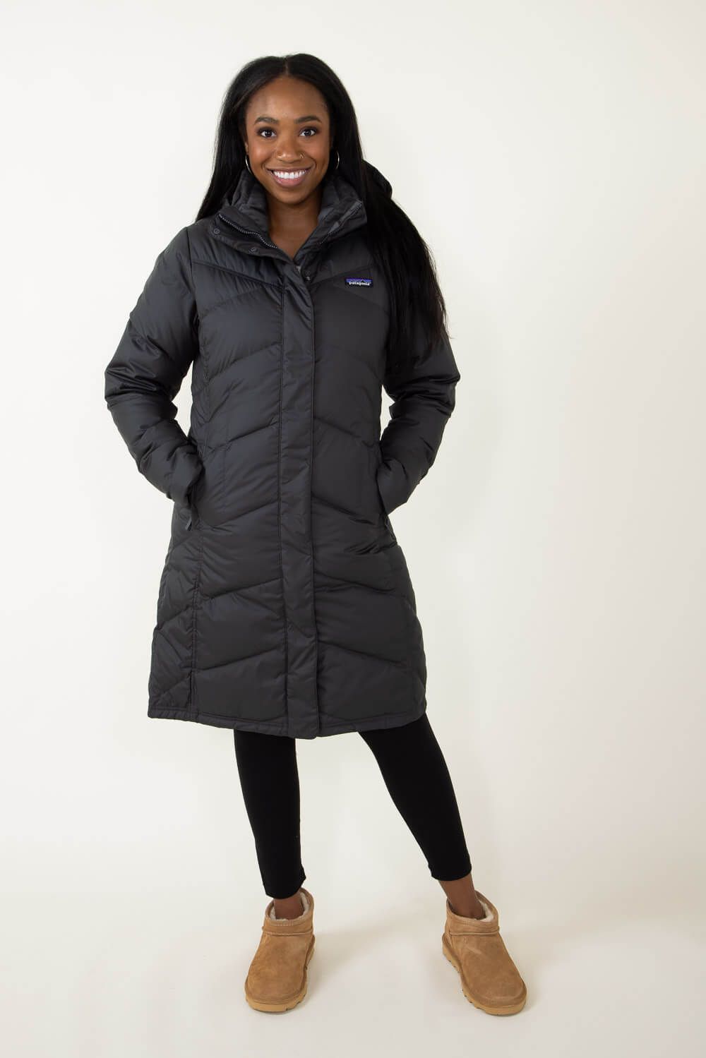 Patagonia Women’s Down With It Parka in Grey | 28442-FGE sold by Glik’s product image thumbnail 2
