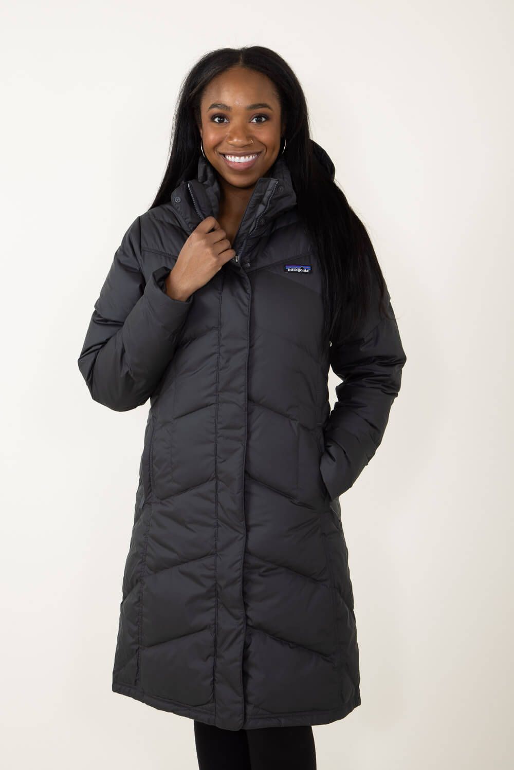 Patagonia Women’s Down With It Parka in Grey | 28442-FGE sold by Glik’s product image thumbnail 4