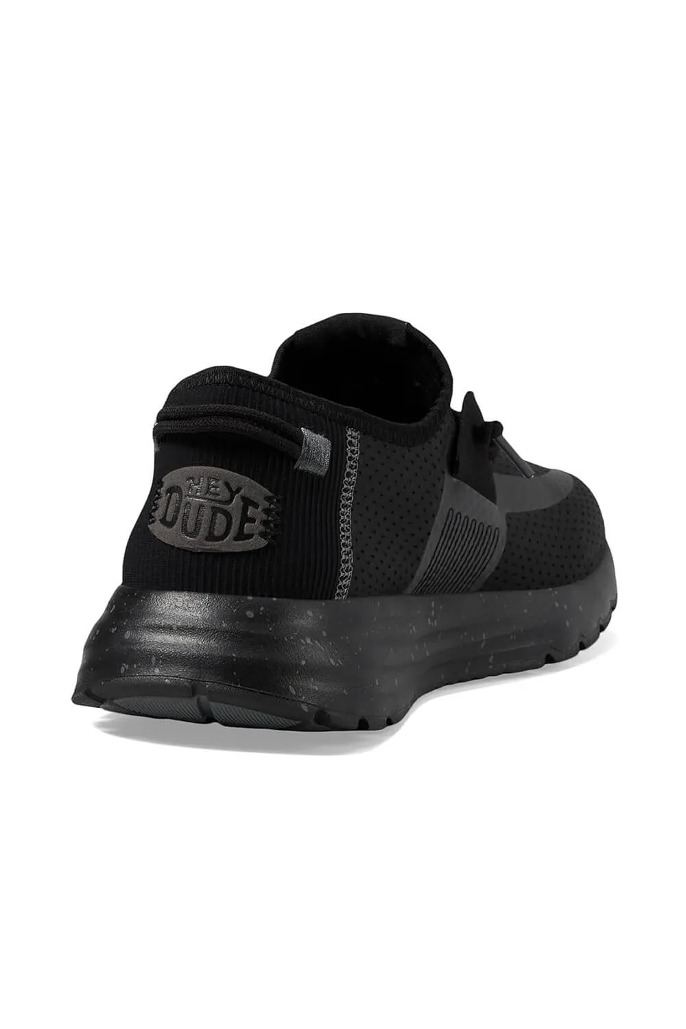 HEYDUDE Men’s Sirocco Perf Mesh Shoes in Black | 40967-060 sold by Glik’s product image thumbnail 3