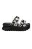 HEYDUDE Delray Slide Whipstitch Sandals for Women in Black | 41762-0HO sold by Glik’s