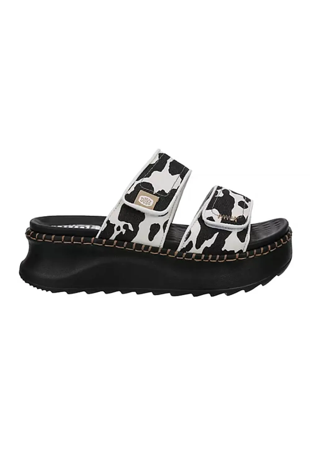 HEYDUDE Delray Slide Whipstitch Sandals for Women in Black | 41762-0HO sold by Glik’s product image thumbnail 2