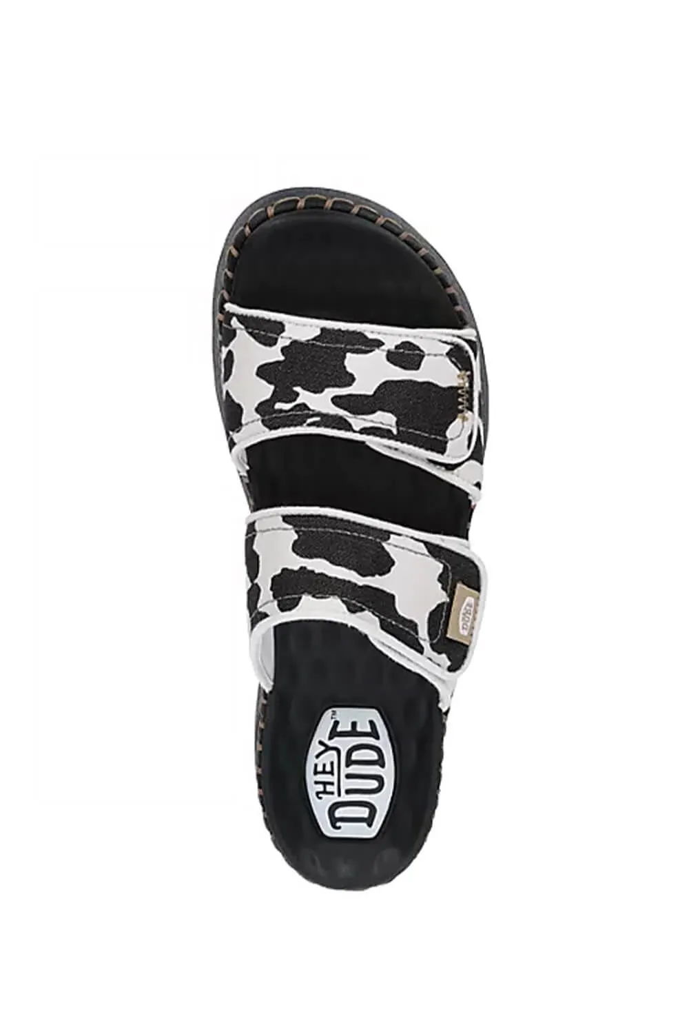 HEYDUDE Delray Slide Whipstitch Sandals for Women in Black | 41762-0HO sold by Glik’s product image thumbnail 3