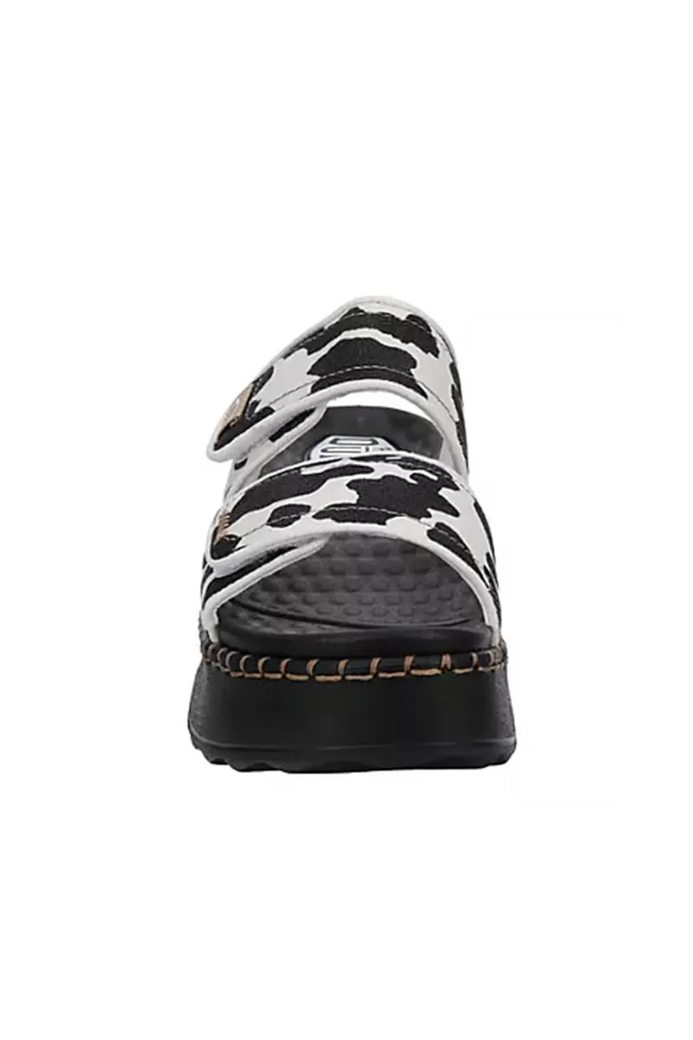 HEYDUDE Delray Slide Whipstitch Sandals for Women in Black | 41762-0HO sold by Glik’s product image thumbnail 4