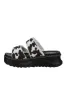 HEYDUDE Delray Slide Whipstitch Sandals for Women in Black | 41762-0HO sold by Glik’s