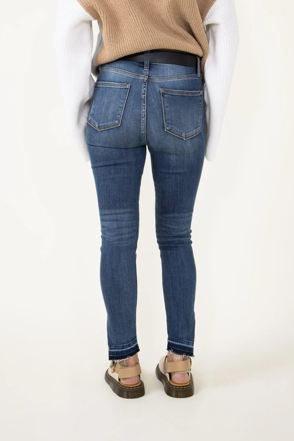 Judy Blue High Rise Skinny Hem Slit Jeans for Women | 82422REG sold by Glik’s product image thumbnail 3
