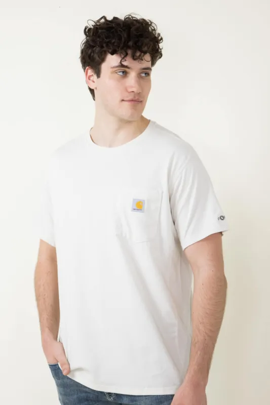 Carhartt Force Relaxed Fit Midweight Pocket T-Shirt for Men in Malt | 106652-W03-MALT sold by Glik’s