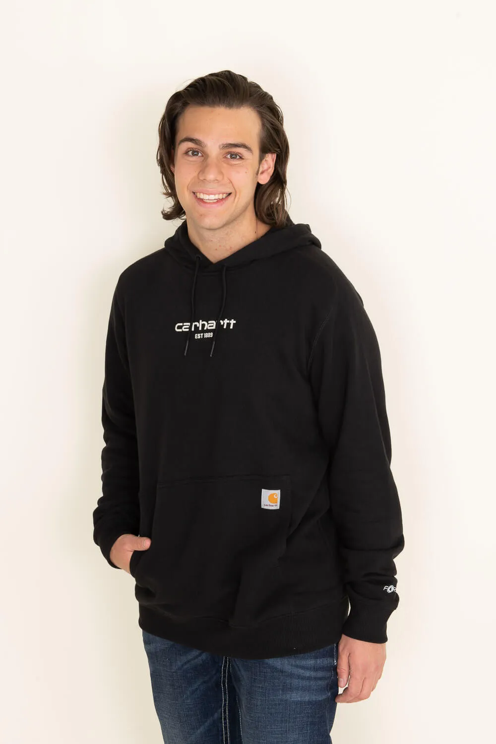 Carhartt Lightweight Hoodie for Men in Black | 105569-BLK BLACK sold by Glik’s product image thumbnail 3