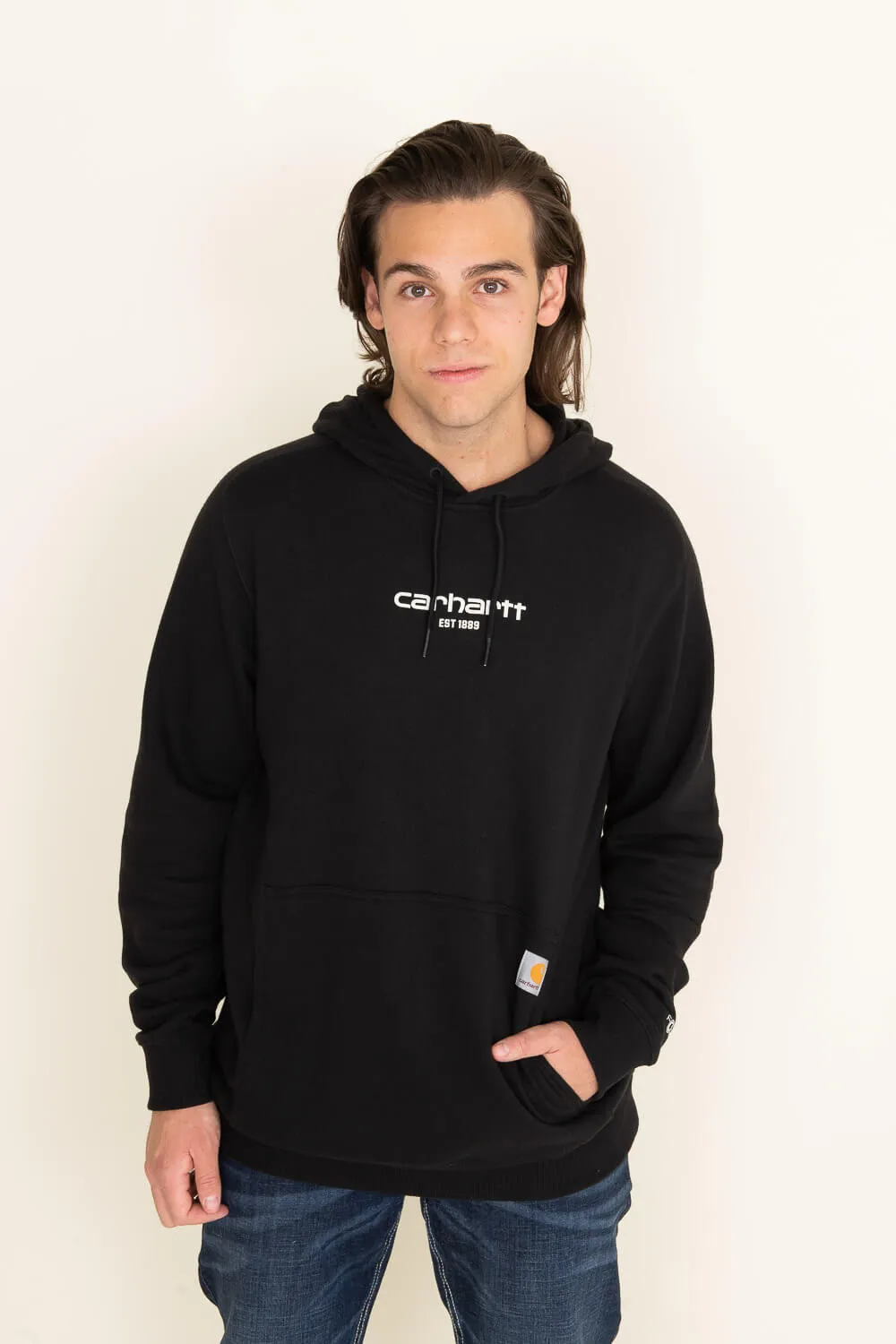 Carhartt Lightweight Hoodie for Men in Black | 105569-BLK BLACK sold by Glik’s