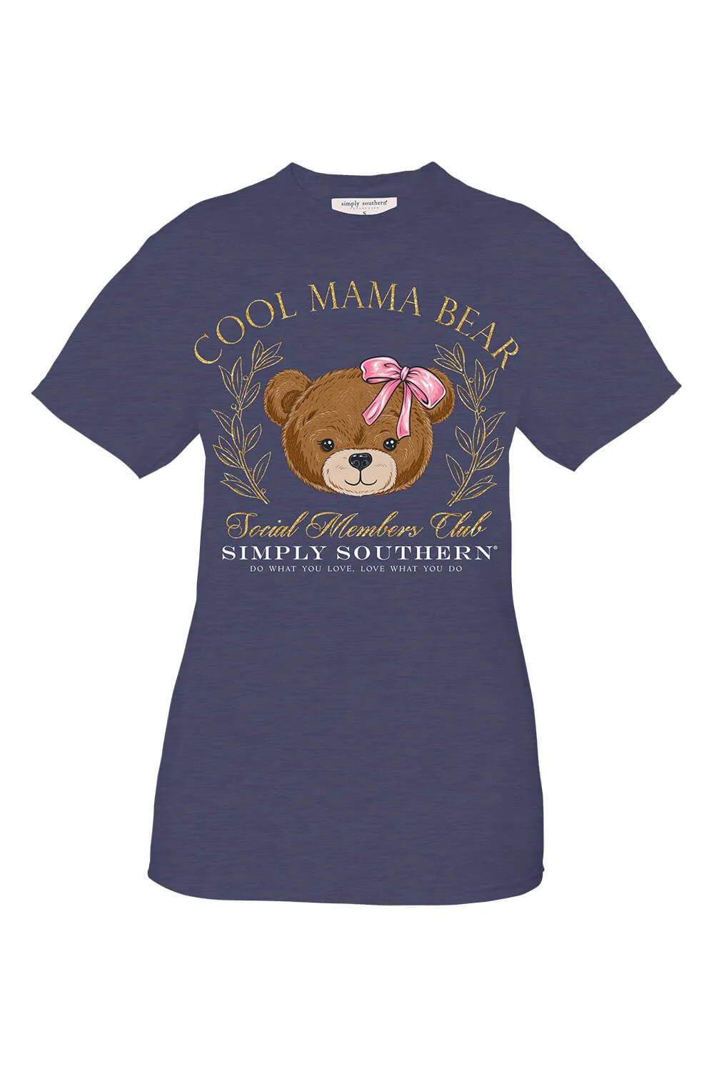 Simply Southern Plus Size Cool Mama Bear T-Shirt for Women in Heather Grey | EXT-SS-MAMABEAR-DENIMHTHR sold by Glik’s