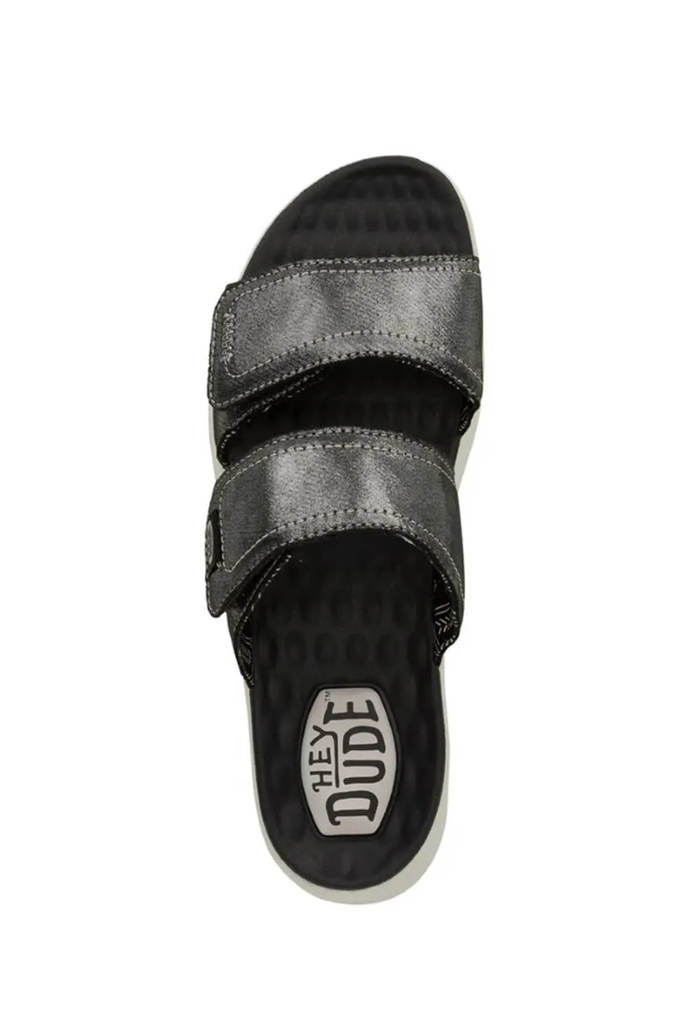 HEYDUDE Delray Slide Classic Sandals for Women in Black | 41760-0HT sold by Glik’s product image thumbnail 3