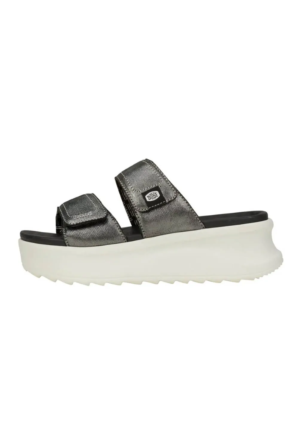 HEYDUDE Delray Slide Classic Sandals for Women in Black | 41760-0HT sold by Glik’s product image thumbnail 2