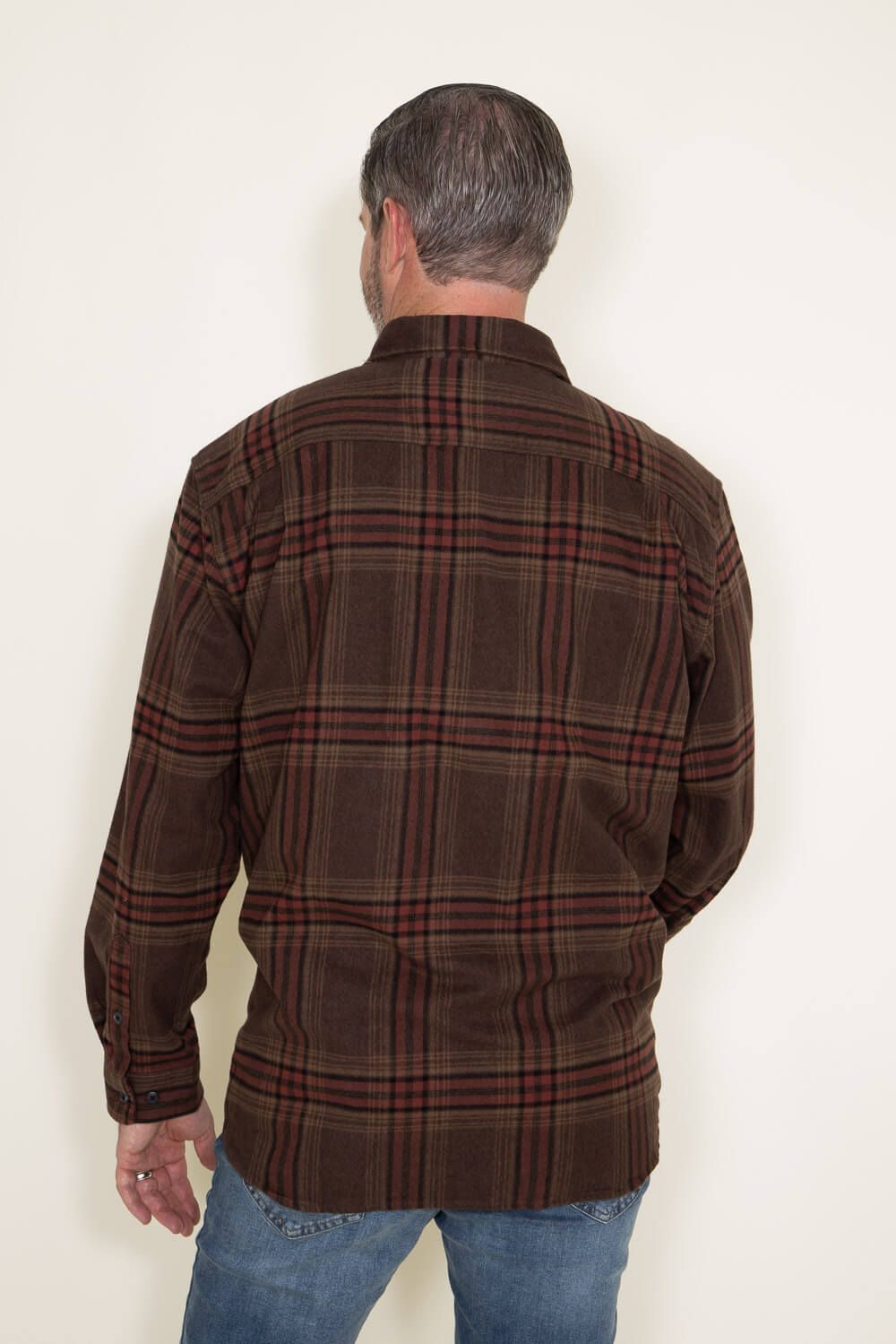 Carhartt Heavyweight Plaid Flannel for Men in Chestnut Brown | 105947-B57 sold by Glik’s product image thumbnail 3