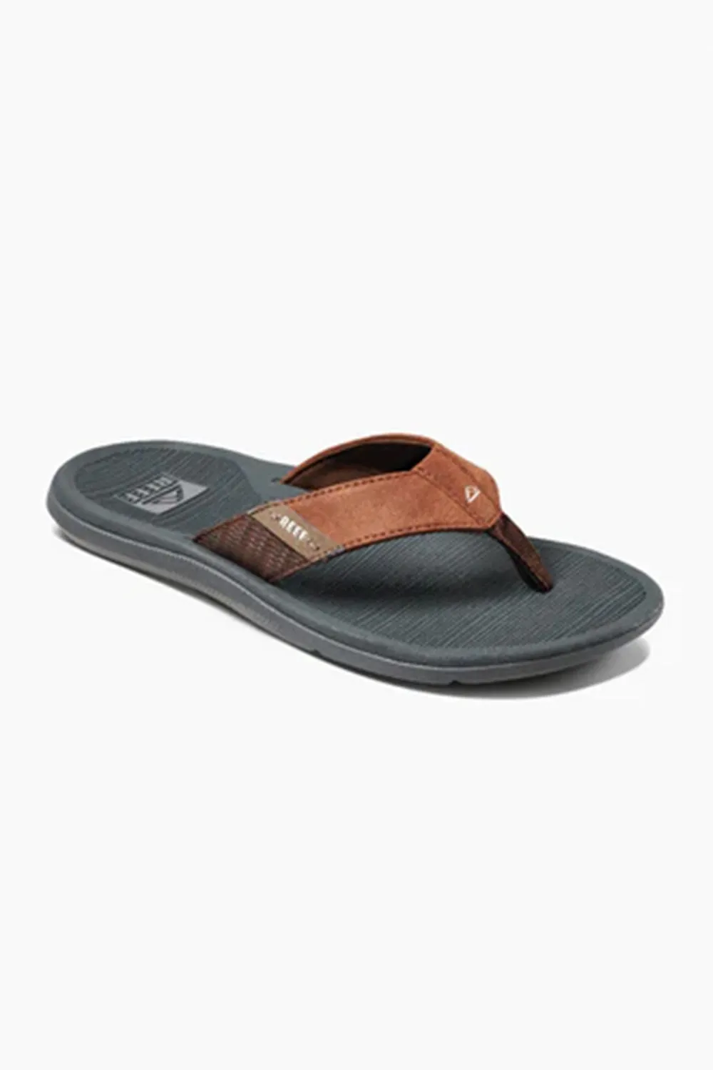Reef Cushion Santa Ana Flip-Flops for Men in Grey/Tan | CI5835 sold by Glik’s product image thumbnail 2