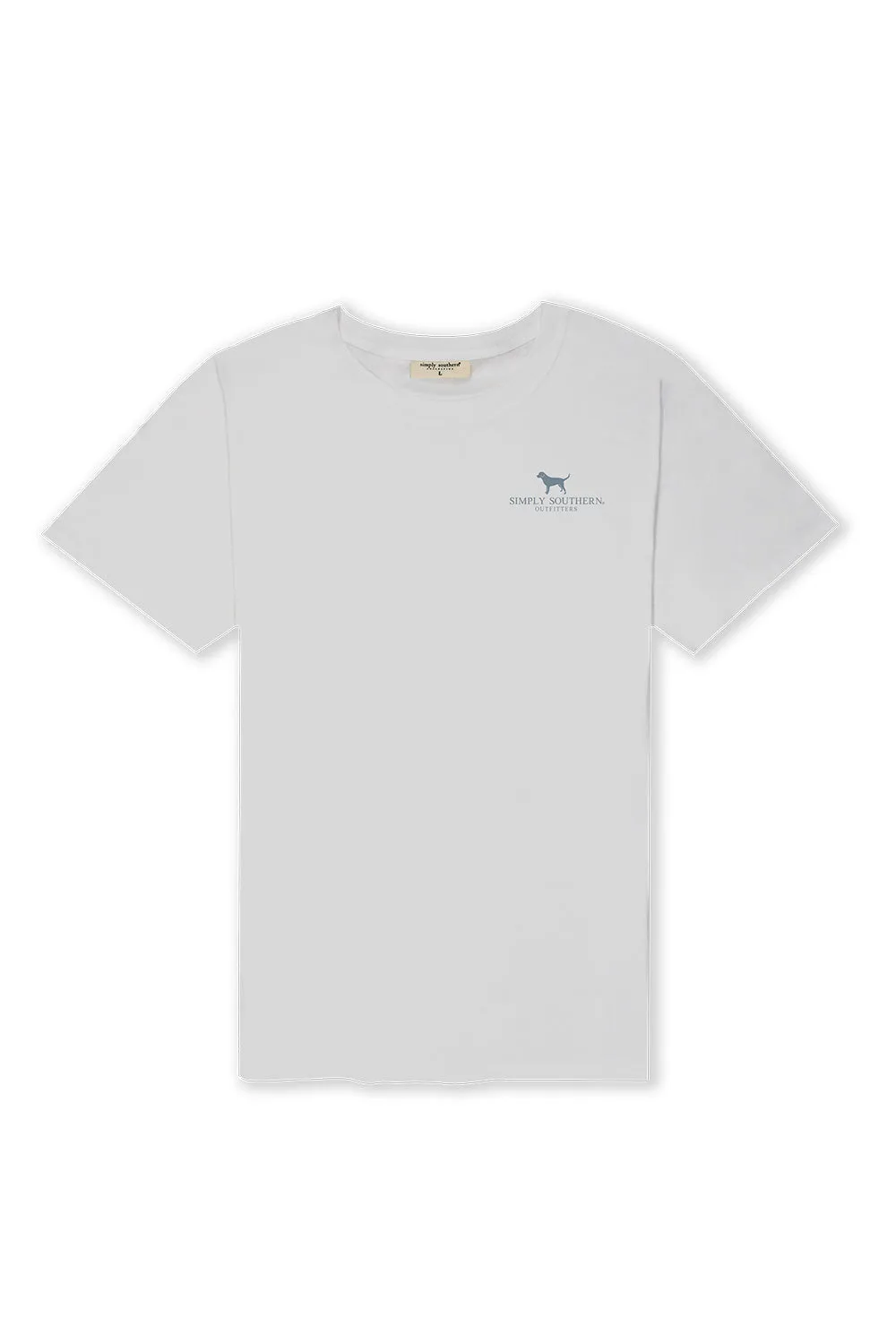 Simply Southern Dog Boat T-Shirt for Men in Light Grey | MN-SS-STAND-WHITEWATER-S sold by Glik’s product image thumbnail 2