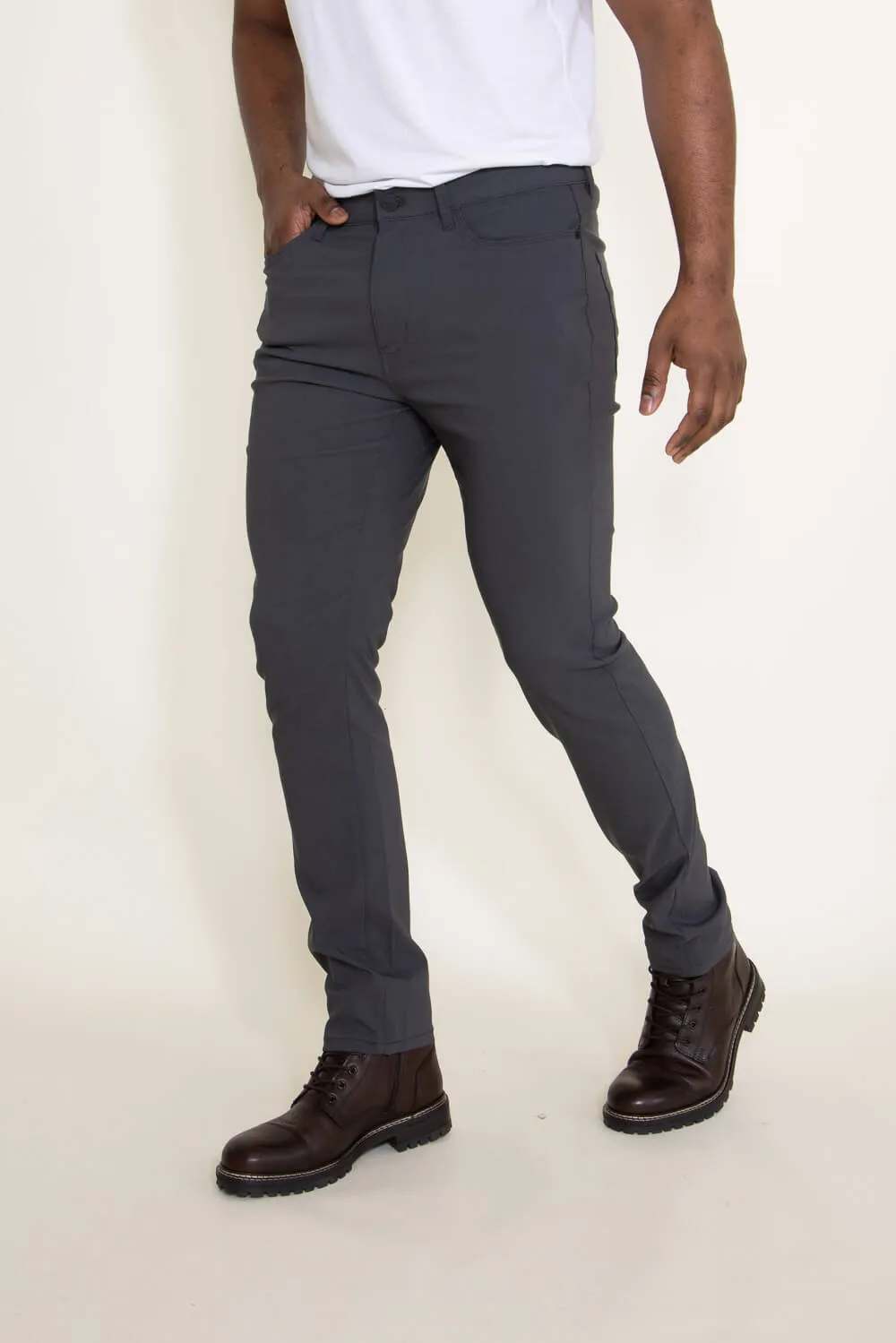 Weatherproof Vintage Faille Performance Pants for Men in Iron | W2S515-IRON 066 sold by Glik’s product image thumbnail 2
