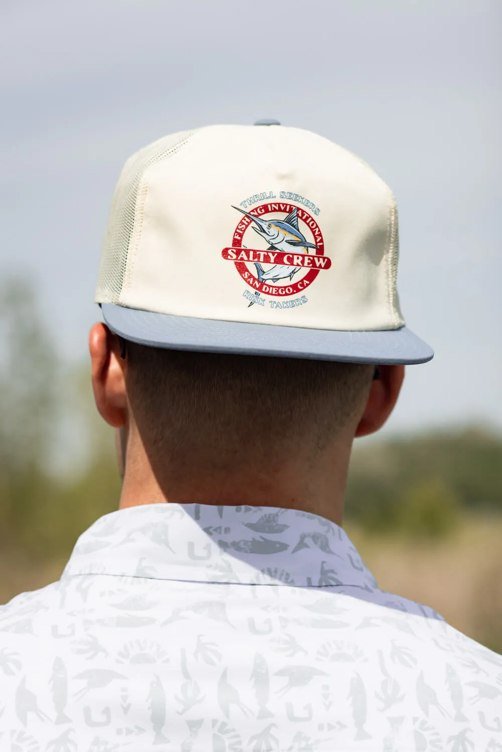 Salty Crew Interclub Trucker Hat for Men in White 35035556