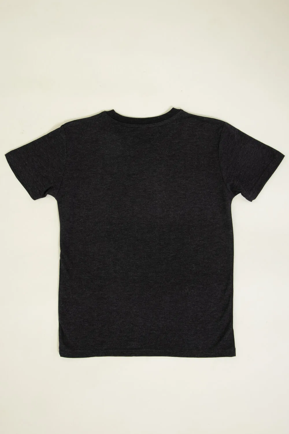 Youth Basic Crewneck T-Shirt for Boys in Black Heather | 9003-BLKHTHR sold by Glik’s product image thumbnail 2