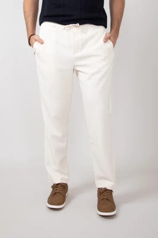 Denim & Flower Smart Jogger Pants for Men in Sand | CCH-A751 sold by Glik’s