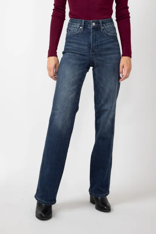 Judy Blue Mid Rise Classic Straight Jeans for Women | 88861-REG sold by Glik’s