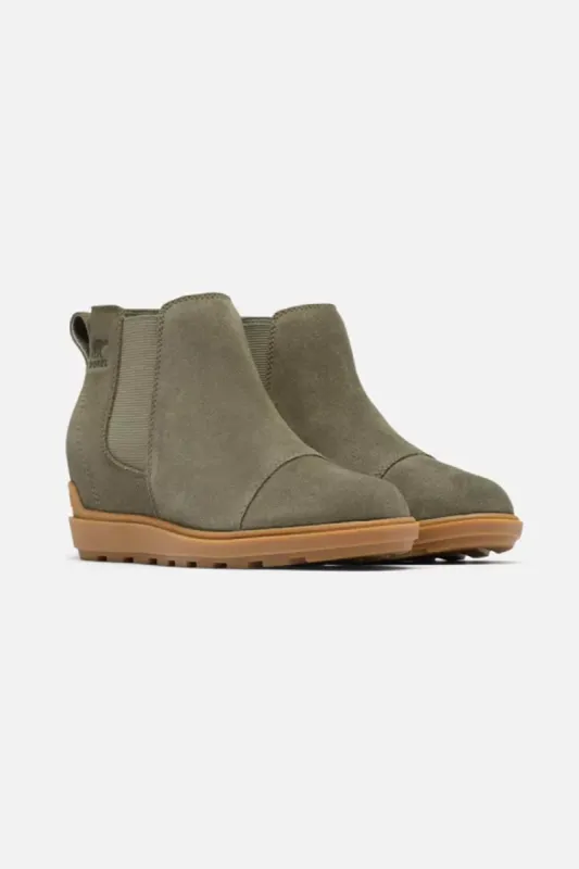 Sorel Evie Chelsea Booties for Women in Green | 2048631-397 sold by Glik’s