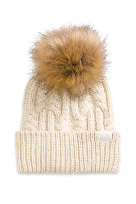The North Face Oh Mega Fur Pom Beanie for Women in White | NF0A7R18-N3N sold by Glik’s