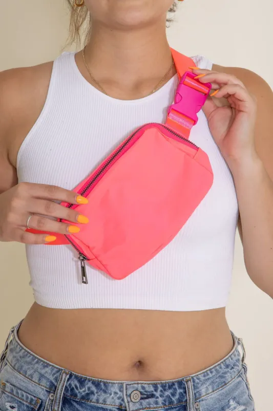 Belt Bag for Women in Pink | BB1001-PINK sold by Glik’s