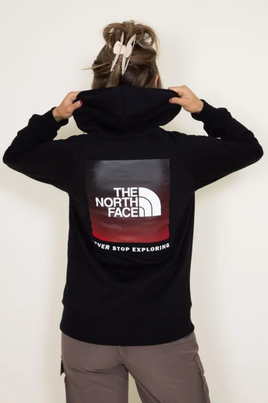 The North Face Box NSE Hoodie for Women in Black Ombre | NF0A7UON-A68 sold by Glik’s
