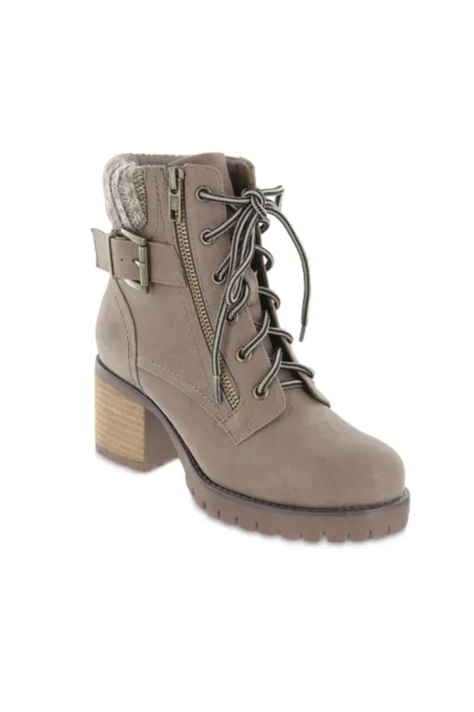 MIA Beckham Lug Booties for Women in Taupe | GS875044SW-TAUPE sold by Glik’s