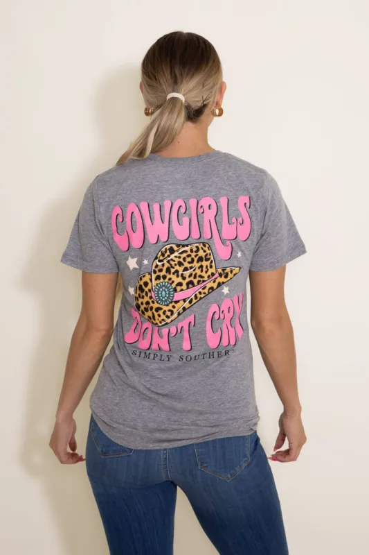 Simply Southern Cowgirls T-Shirt for Women in Heather Grey | CLR-SS-COWGIRLS-DKHTHGRY sold by Glik’s