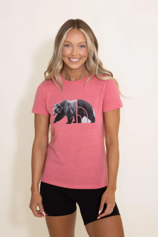 The North Face Bear T-Shirt for Women in Pink | NF0A81VD-LK8 sold by Glik’s