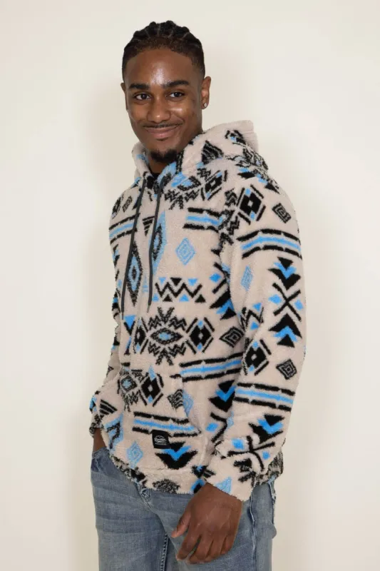 Brooklyn Cloth Sherpa Native Icons Hoodie for Men in Sand | BHMB794F-SND sold by Glik’s