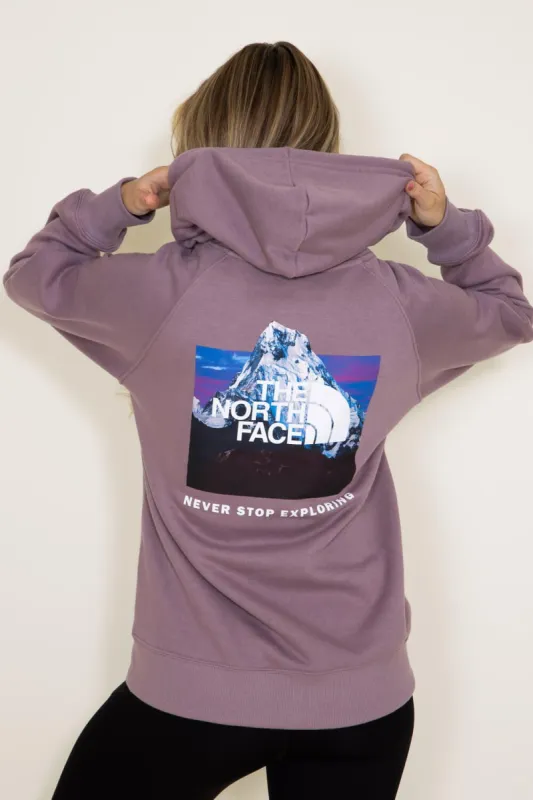 The North Face Box NSE Hoodie for Women in Mauve | NF0A7UON-LVO sold by Glik’s