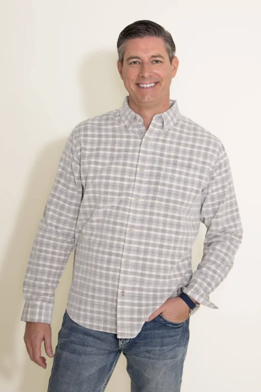 Weatherproof Vintage Corduroy Flannel for Men in White | F2385652GK-ANTIQUEWHT sold by Glik’s