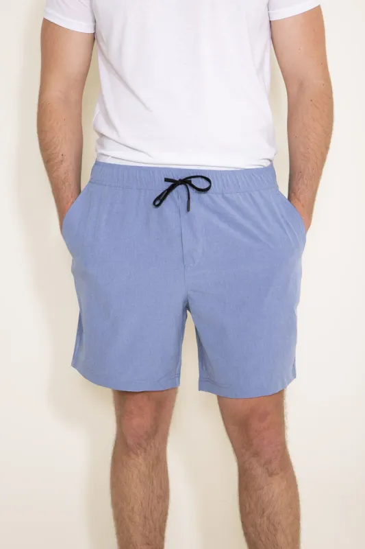 1897 Original Hydro Volley 7" Shorts for Men in Blue | 3GLL1209-ROYAL sold by Glik’s