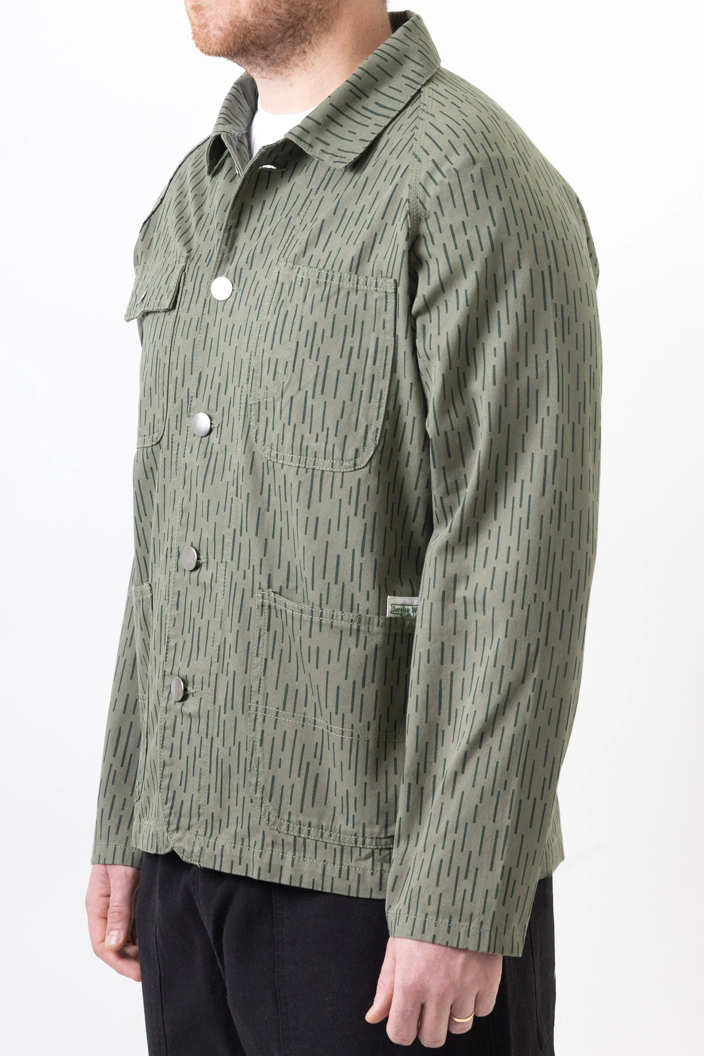 Patterned Coverall 2.0 - Raindrop Green sold by Service Works product image thumbnail 3