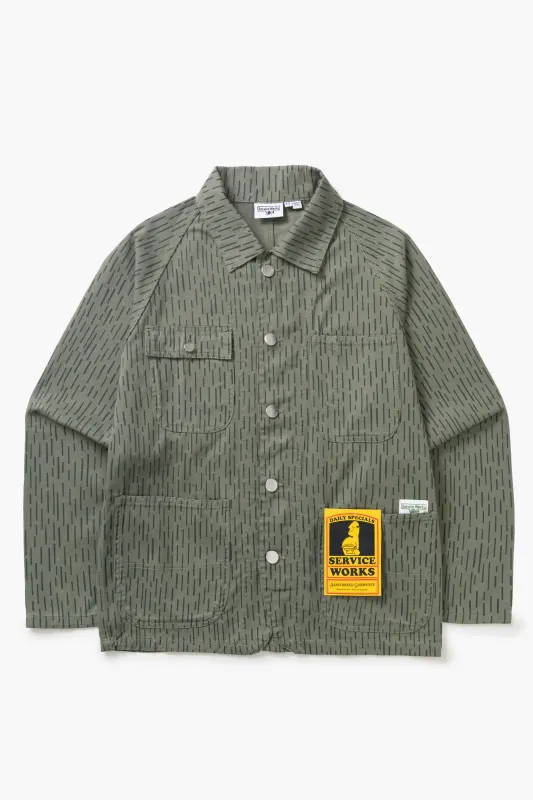 Patterned Coverall 2.0 - Raindrop Green made by Service Works