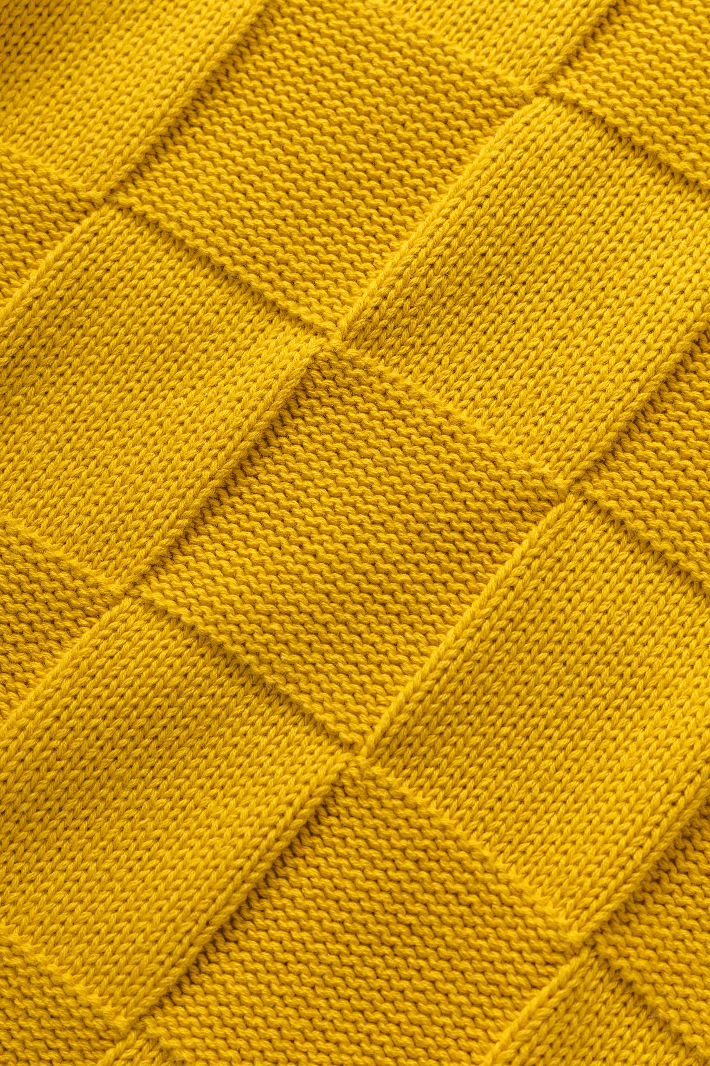 Check Knit Crewneck - Ochre sold by Service Works product image thumbnail 4