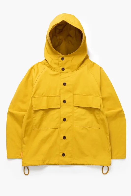 Waxed Cotton Allotment Parka - Ochre sold by Service Works