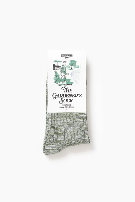 The Gardener's Sock - Green sold by Service Works