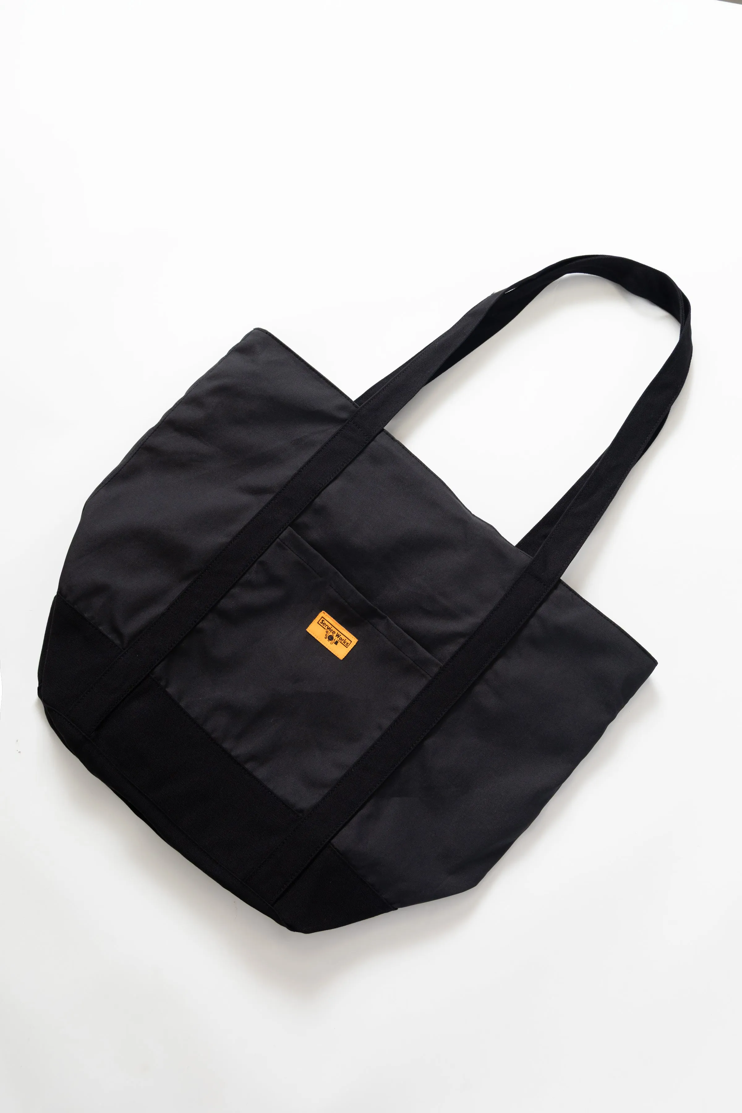 Waxed Cotton Tote Bag - Black sold by Service Works product image thumbnail 2
