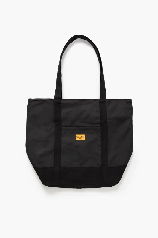 Waxed Cotton Tote Bag - Black sold by Service Works