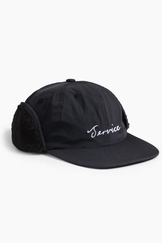 Script Trapper Hat - Black sold by Service Works