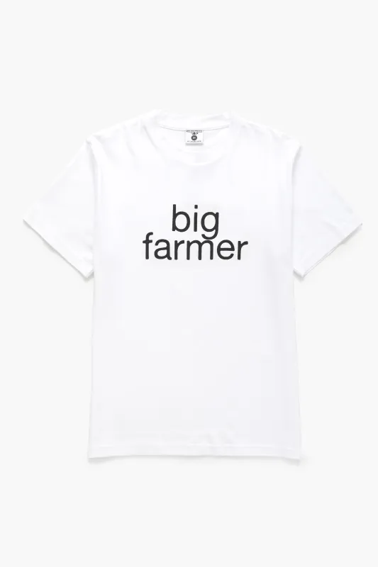 Big Farmer Tee - White sold by Service Works